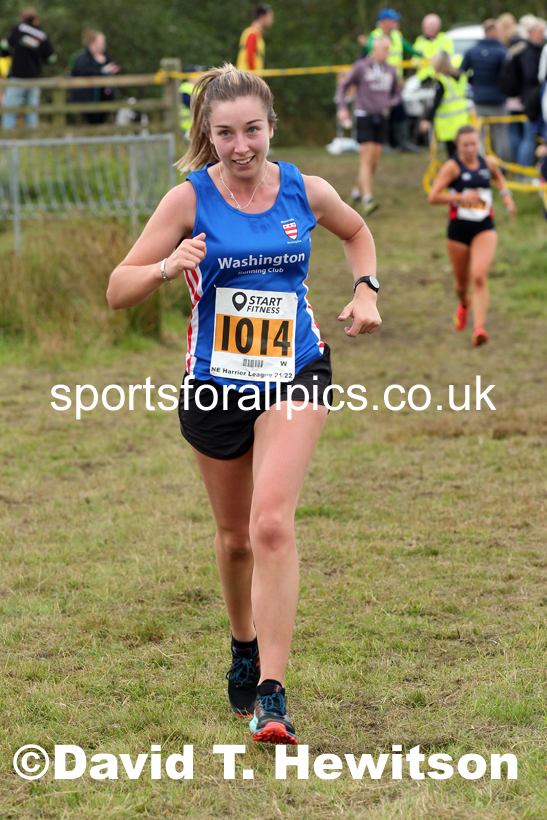 Senior womens 2021 North Eastern Harrier League, Druridge Bay. Photo: David T. Hewitson/Sports for All Pics
